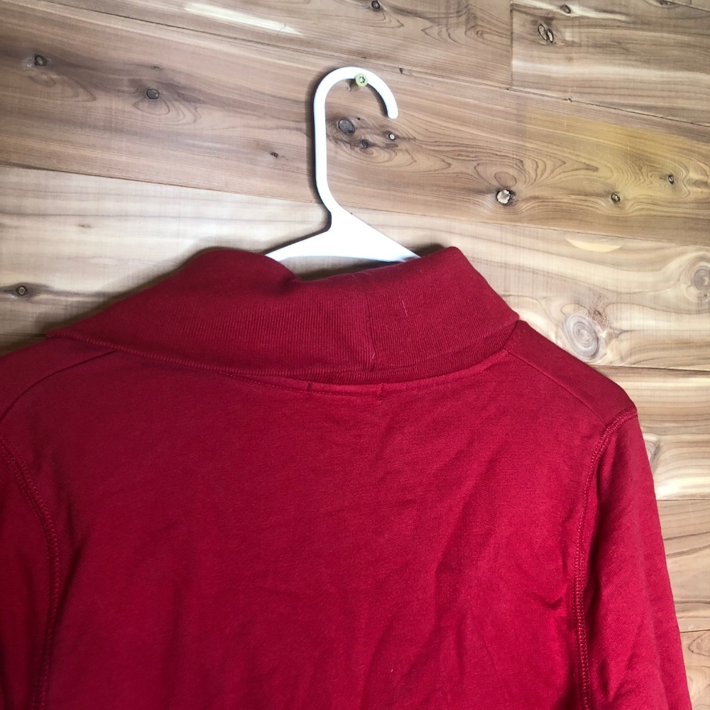 LRL Ralph Lauren Red V-Neck Sweater Dress M - Picture 6 of 6